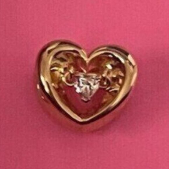 Pandora Shine Radiant Heart & Floating Stone Charm - Picture 3 of 5